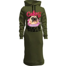Худи платье Cakes Pugs & Rock`n`Roll